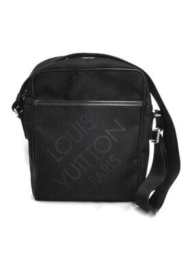 Louis Vuitton Citadin Shoulder Bag Damier Geant Black